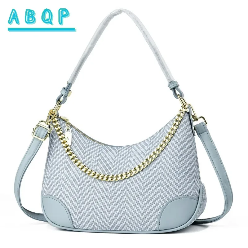 

ABQP New Women's Shoulder Bag Retro Fashion Trend Women's Handbag Luxury Brand Armpit Casual Women's Bag High Quality