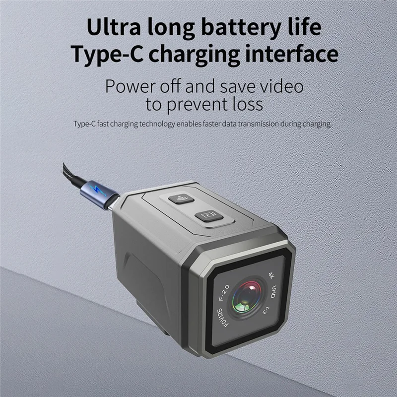 

M18K-носимый видеорегистратор 4K Ultra HD Wi-Fi Мини уличная спортивная камера для мотоциклетной камеры для езды на велосипеде