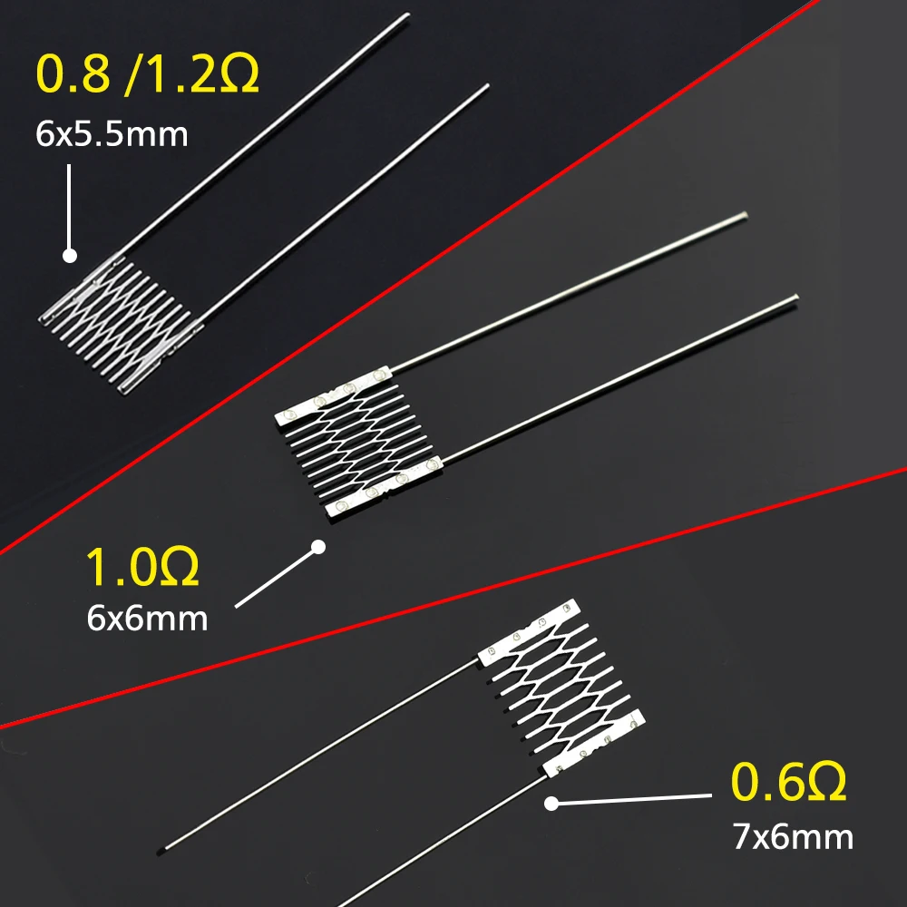 Kit Maestro de reconstrucción de bobina XROS, herramienta de bricolaje para cabezal de bobina de malla A1, 0,6 ohm, 0,8 ohm, 1,0 ohm, 1,2 ohm, 1