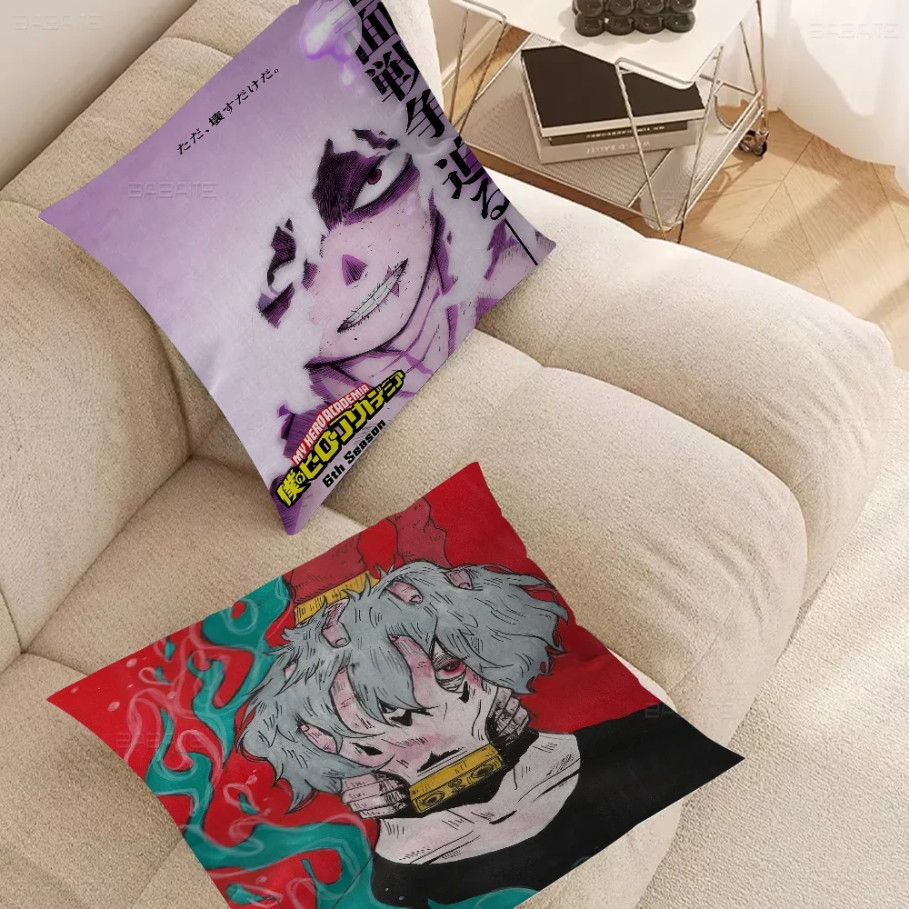 My Hero Academia Tomura Shigaraki Cushion Cover 30x50 Polyester Cushions Decorative Throw Pillows Home Decoration Pillowcover