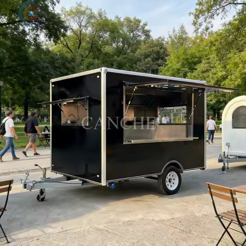Mobile Food Truck For Sale food caravan camper fast food kiosk/Mobile Kitchen Truck Food Van/food trailers