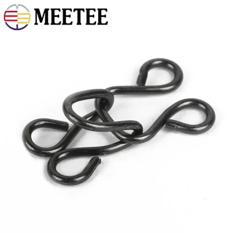 30/50Sets Metal Invisible Button for Underwear Skirt Coat Buckles Garment Pants Clasp Collar Dress Hooks DIY Sewing Accessories