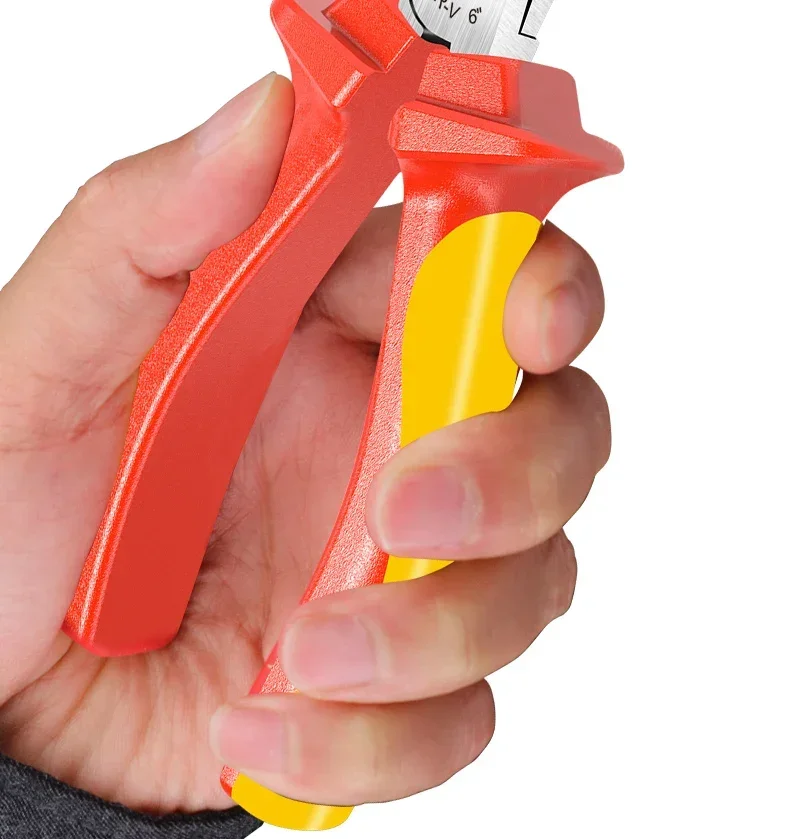 LAOA 8 Zoll/6 Zoll Gebogene Spitzzange Hardware-Zange Gebogene Nase Zange Manuelle Zange Abisolierzange Elektriker DIY Reparatur Handwerkzeuge – Detail 11