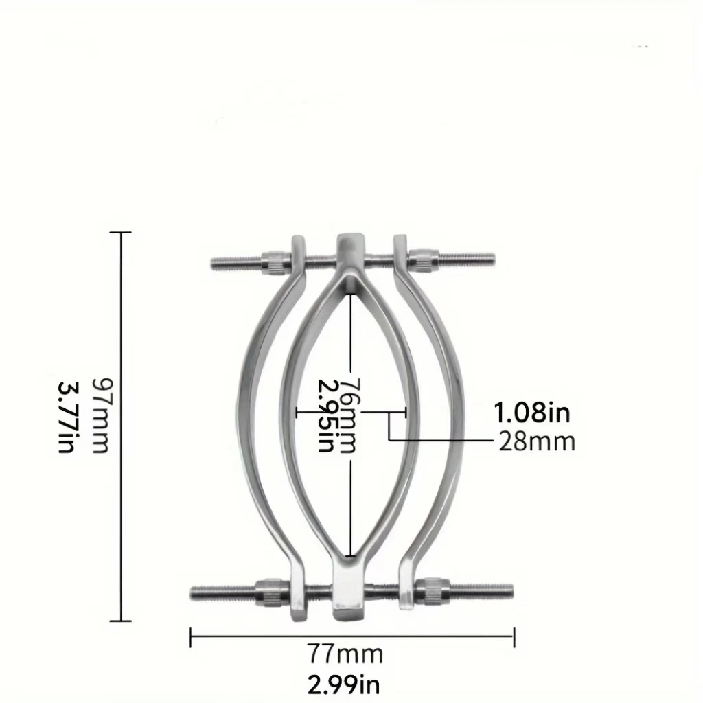 1pc Metal Pussy Clamp, Labia Clamp, Vaginal Dilator Sex Toys for Women, Adult Games for Women, Sex Products for Couples - Image 5