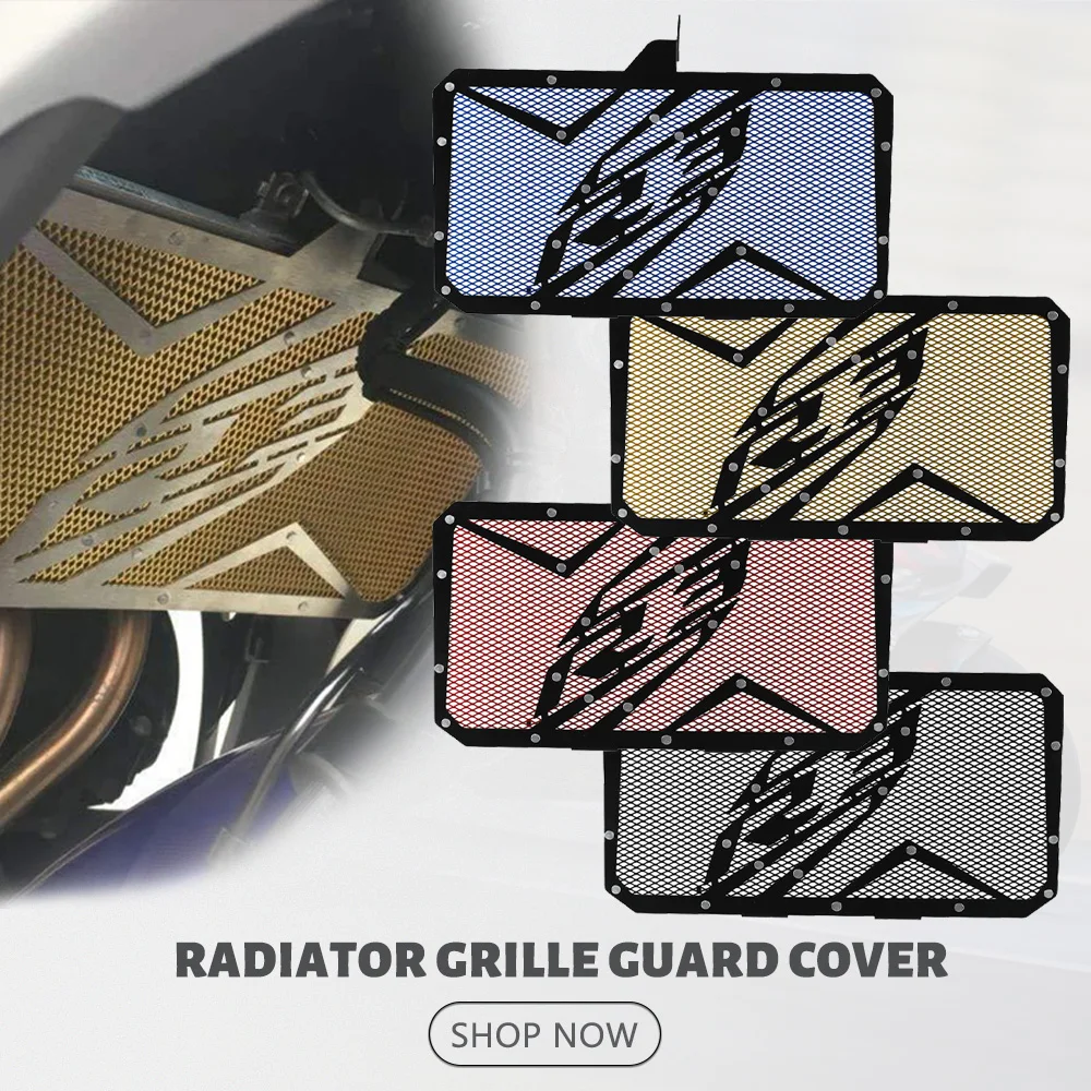 

YZF R3 Motorcycle Radiator Guard Grille Protector Cover For Yamaha YZFR3 YZF-R3 2015 2016 2017 2018 2019 2020 2021 2022 2023