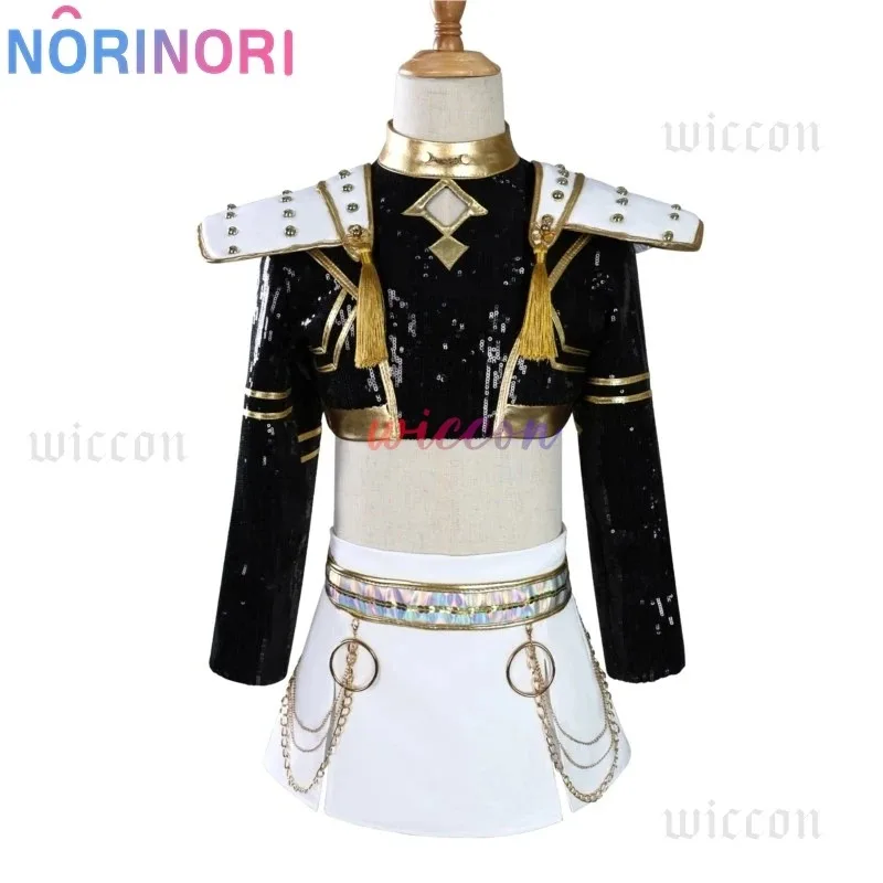 CyKids هالوين لعب الأدوار شيطان الصيادين هنتركس الذهبي رومي تأثيري ميرا زوي زي مجموعة كاملة شعر مستعار Kpop التألق المرحلة الفتيات