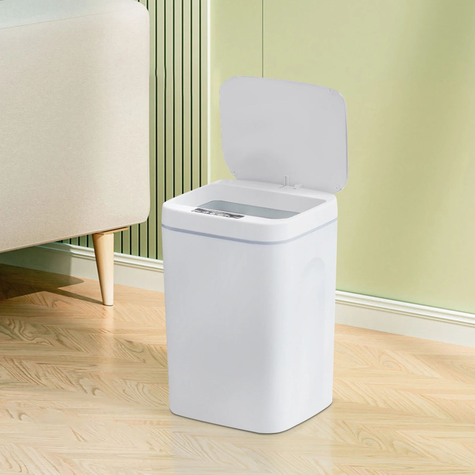 4.22 Gallon Trash Can Touchless Automatic Motion Sensor Smart Trash Can Bathroom