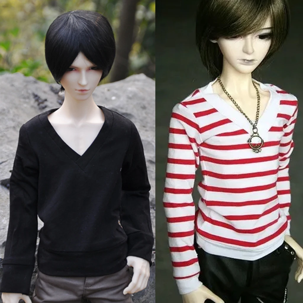 

[Wamami] 06 # черная/красная футболка 1/4 MSD 1/3 SD DZ SD17 DZ70 см AOD как BJD Dollfie