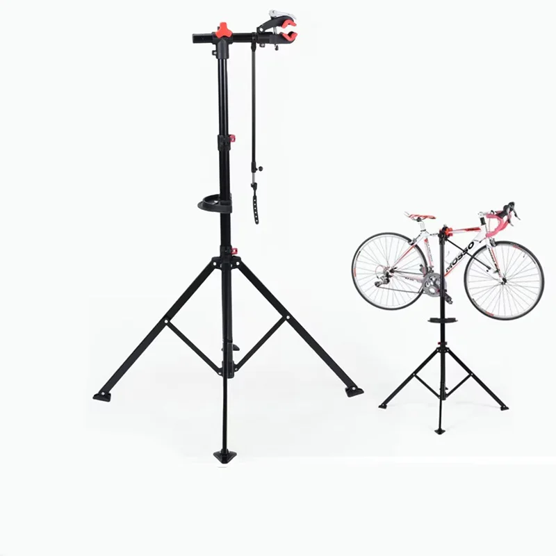 Bicycle Repair Rack Highway Bike Folding Quick Detachable Repair Rack Mountain Bicycle Display Holder Bike Repair Tool