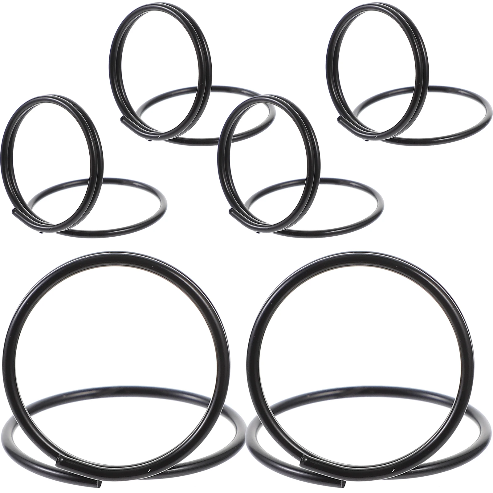 

6pcs Metal Wedding Table Number Table Number Name Sign Stand Business Cards Clips Menu Memo Clips Wedding Party Home Decoration