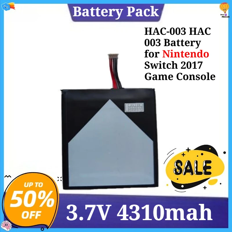 

HAC-003 HAC 003 Battery for Nintendo Switch 2017 Game Console HAC-001 Internal Upgrade 3.7V 4310mah Battery