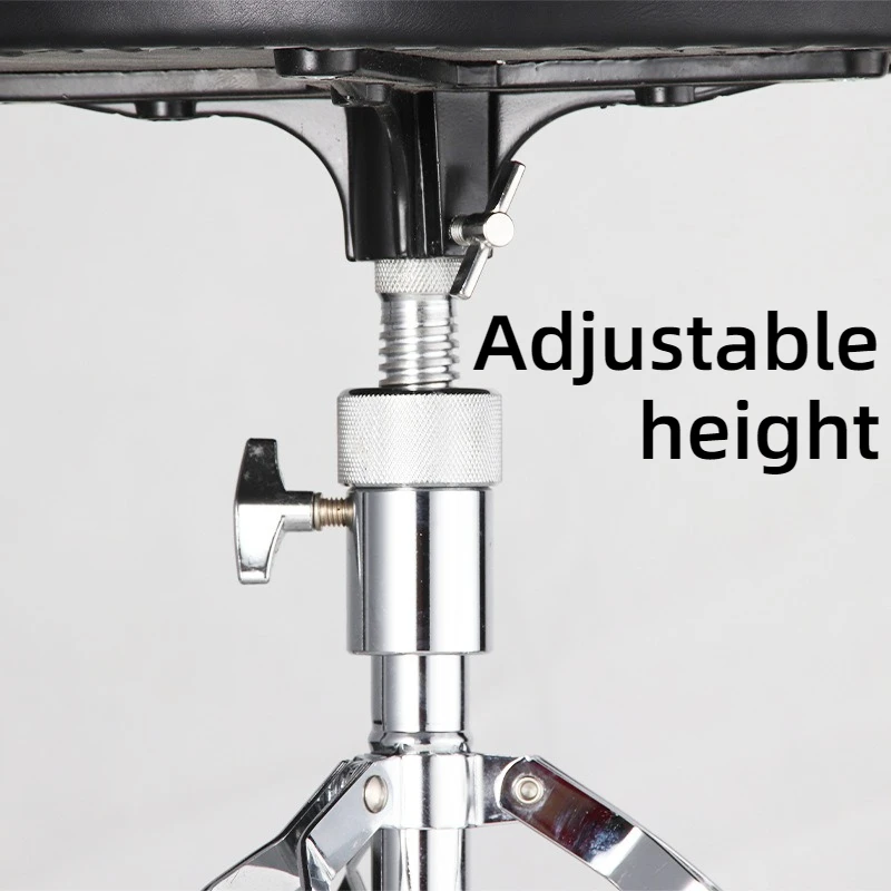 Double-leg Screw Drum Stool Round Thickened Sturdy Stable Durable Anti-slip Adjustable Drum Stool Musical Instrument Accessories view 3