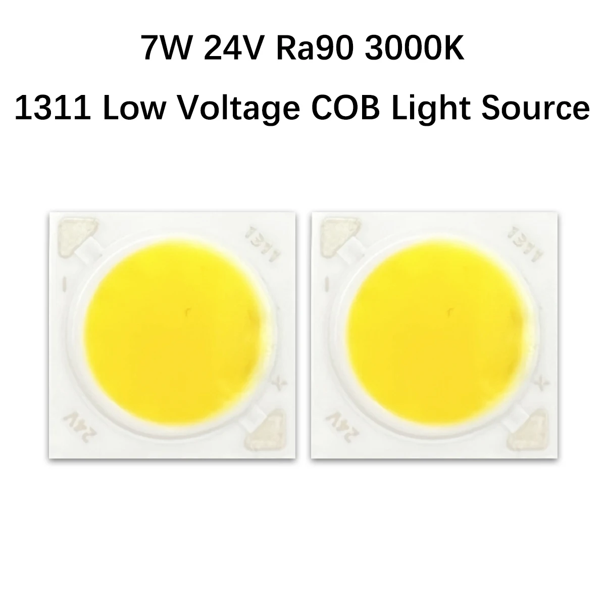 

10 PCS 1311 High Lumen Chip 100-120 lm/w Indoor Light LED COB 24V 7W 90Ra+ for DIY Lamp Repairing