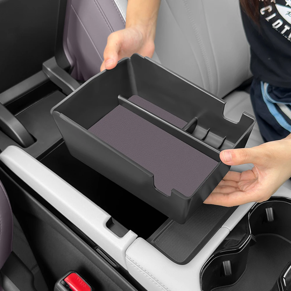 

For 2023-2025 BYD Song Plus S3 DM-i EV Central Armrest Storage Box Intelligent Driving Version Storage And Organizing Box ABS