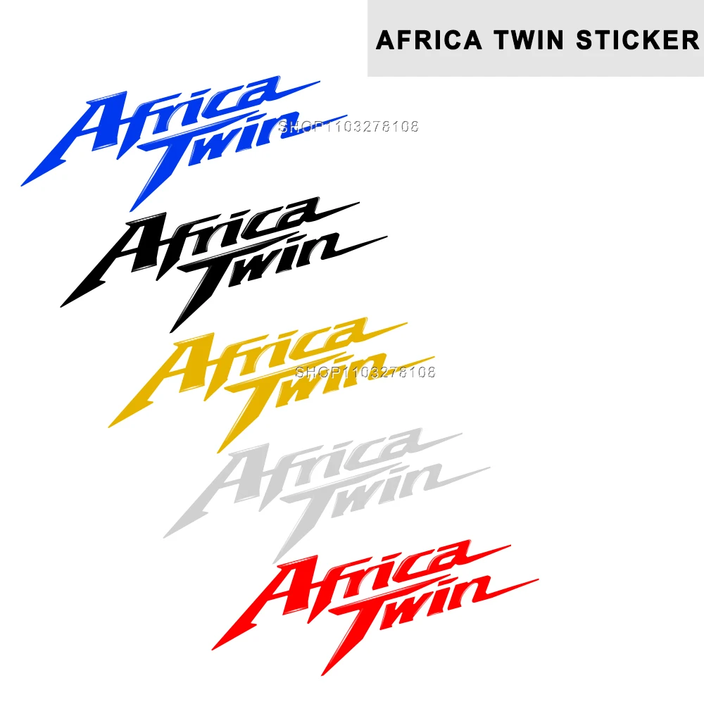 For Honda Africa Twin AfricaTwin CRF1000L CRF 1000 Motorcycle Scooter Stickers Front Fairing Stripe Decals 3D Emblem Accessories