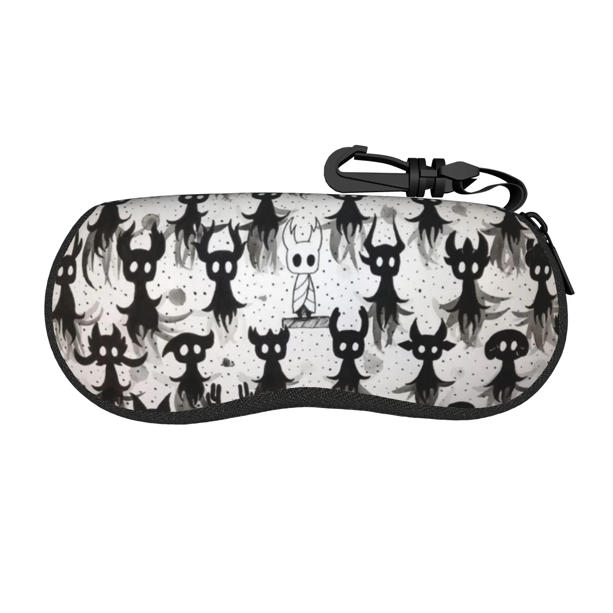 Lovely Cartoon Glasses Case Hollow Knight Silksong Merch  Accessories  Sunglasses Storage Box Anti-Pressure Eyewear Container