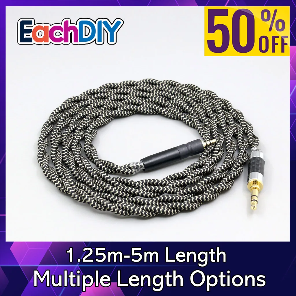 

2 Core 2.8mm HIFI Litz OFC Earphone Cable Braided Shield Sleeve for Sennheiser G4ME Game One Zero PC 373D GSP 350 500 LN008458