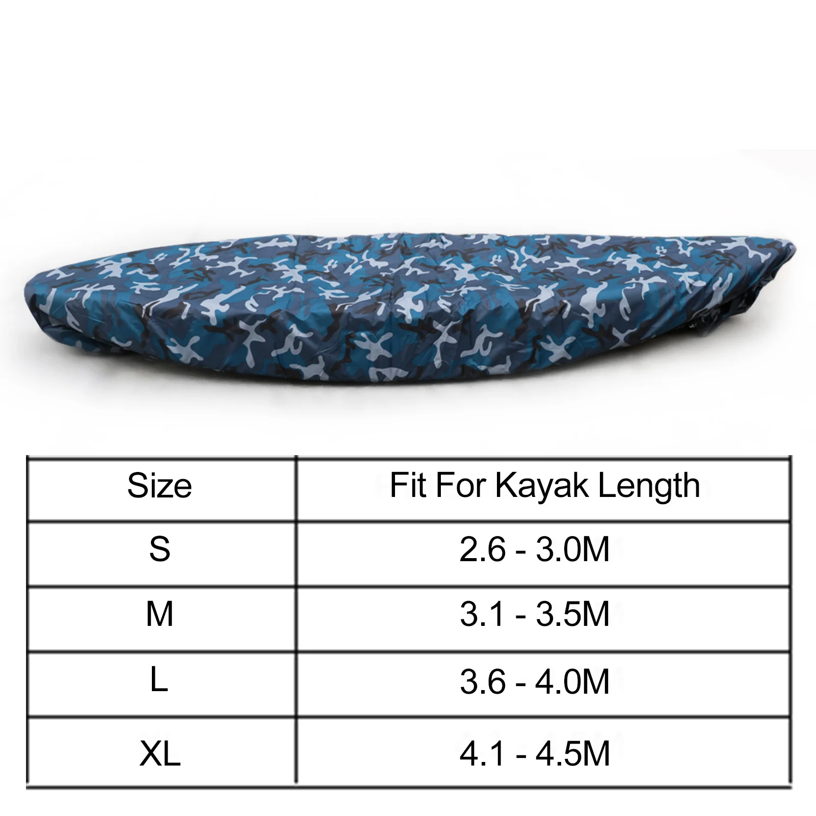 Professional Universal Kayak Cover Canoe Boat Waterproof UV Resistant Dust Storage Cover Shield Kayak Boat Canoe Storage Cover