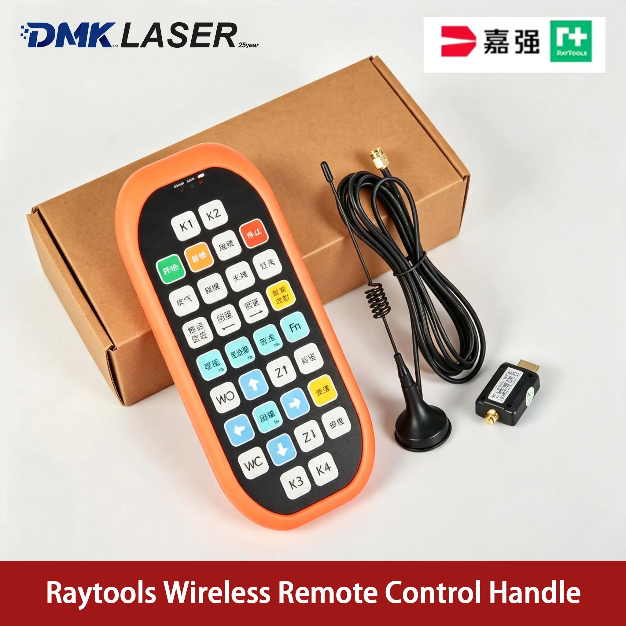 Raytools Wireless Remote Control Handle Handheld Box Signal Receiver For XC3000s XC3000plus Laser Cutting System CNC Machine
