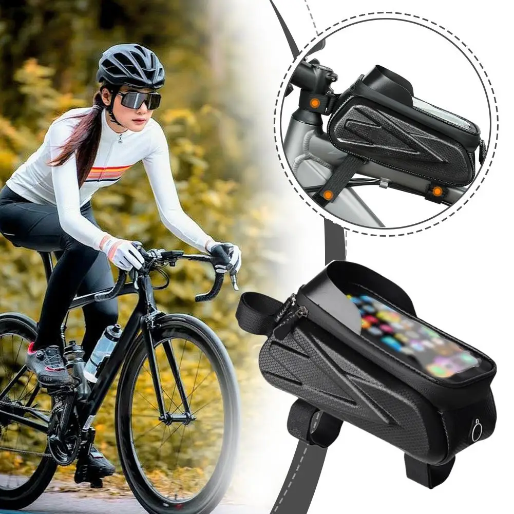 

Riding Cycling Saddle Bag Snowmobile Mountain Bike Waterproof Front Mobile Phone Bag Hanging Bag Cycling Equipment Accessories