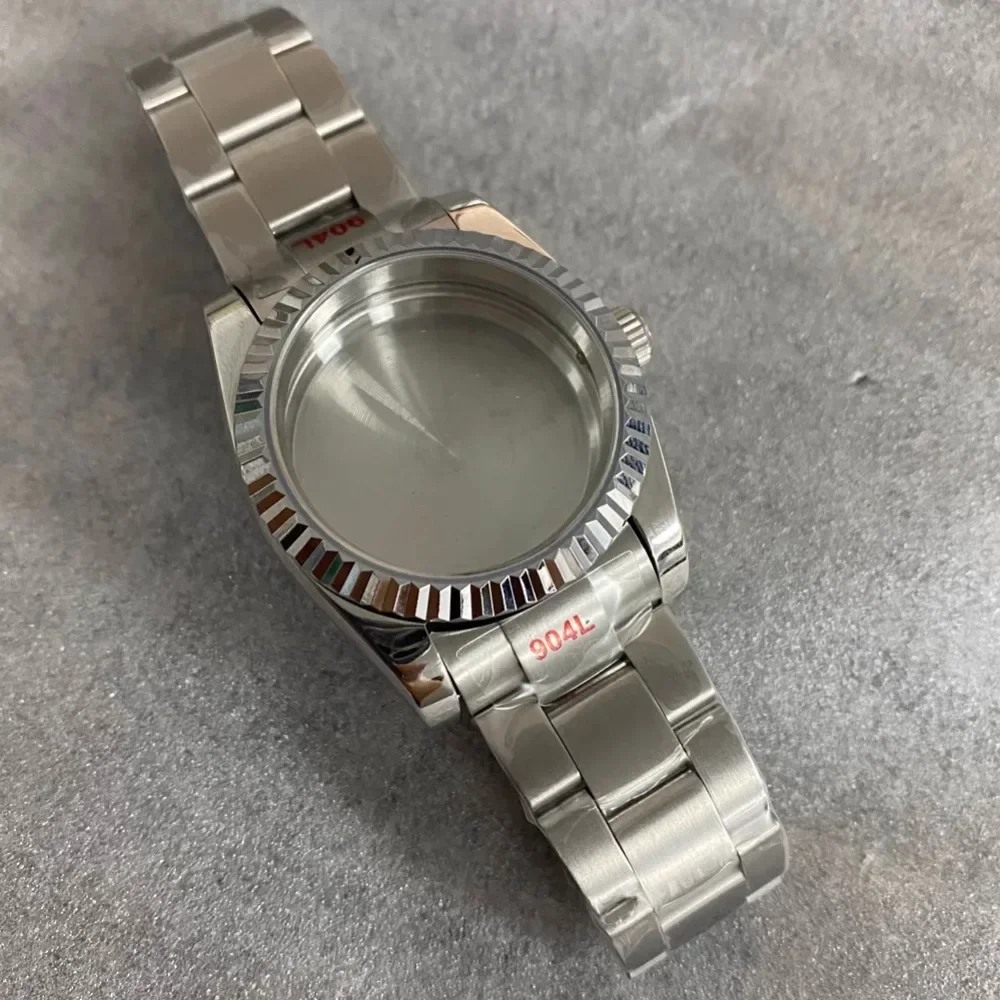 

36/39mm 316L Stainless Steel Sapphire Glass Date--just NH35/36 Case Watch Accessories Watchmods