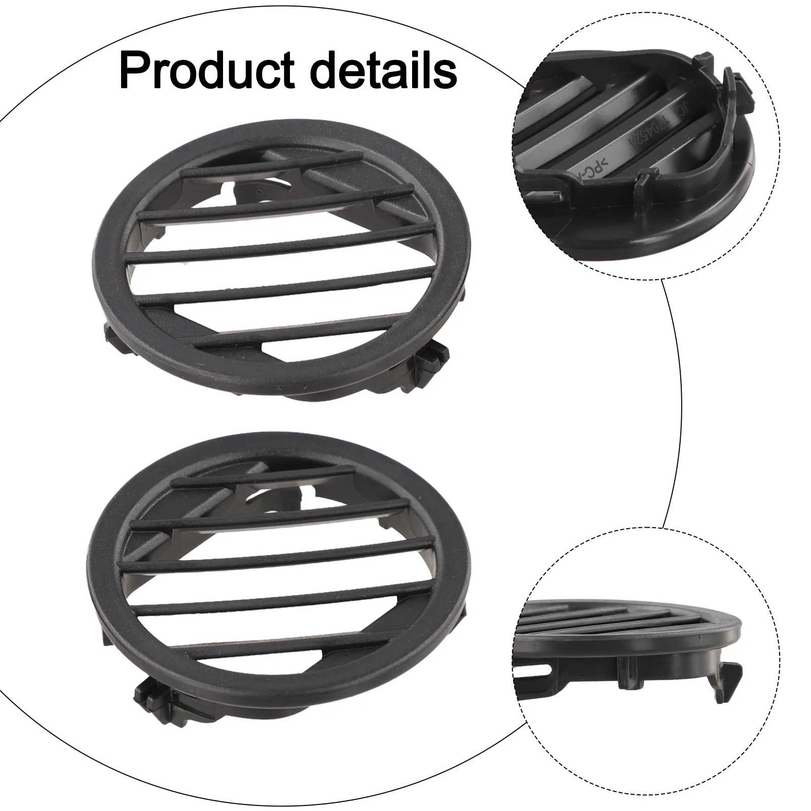 Dash Air Conditioning Vents for Mercedes X204 GLK350 GLK280 GLK250 2010 2015 2 Pcs for Improved Air Circulation
