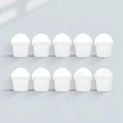 

10pcs Storage Bucket Plastic Small Pail Food Containers Empty Buckets Kitchen Grade Lids Sealed Durable Reusable