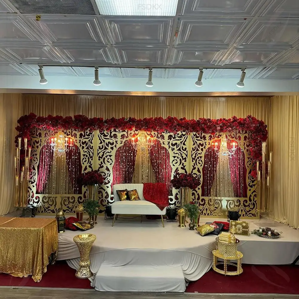 

High Quality Backdrop Arch PVC Wedding Arch Backdrop Design 3D Decoration Wall Backdrop for Wedding