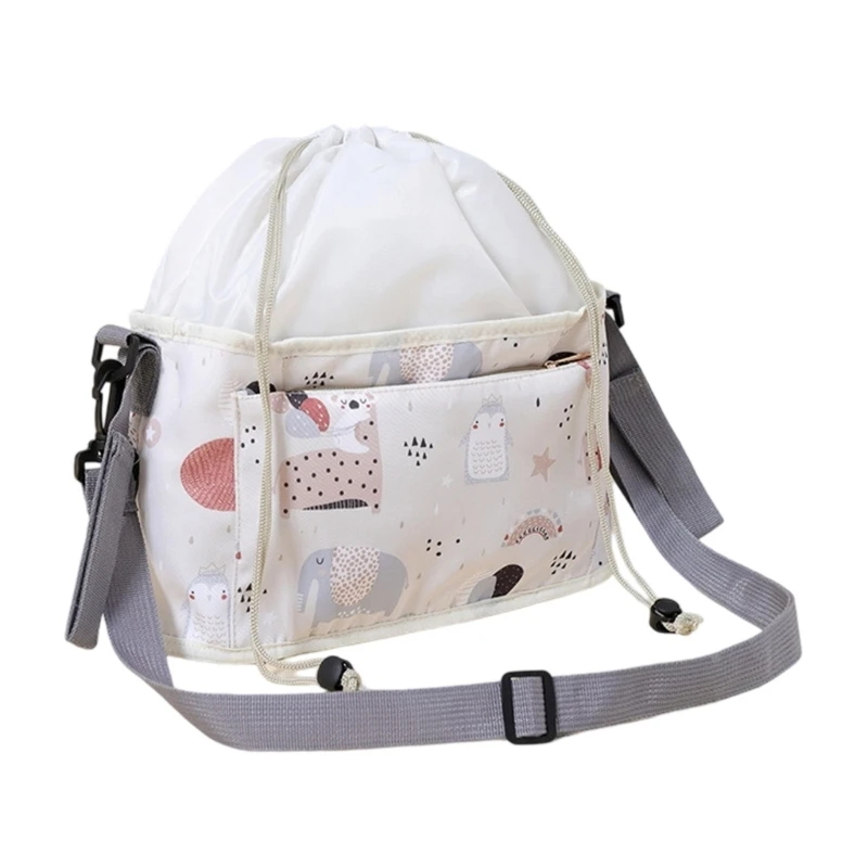 

Mom Strollers for Portable Travel Nappy Storage Bag Baby Diaper Organiser Case with Large Pocket