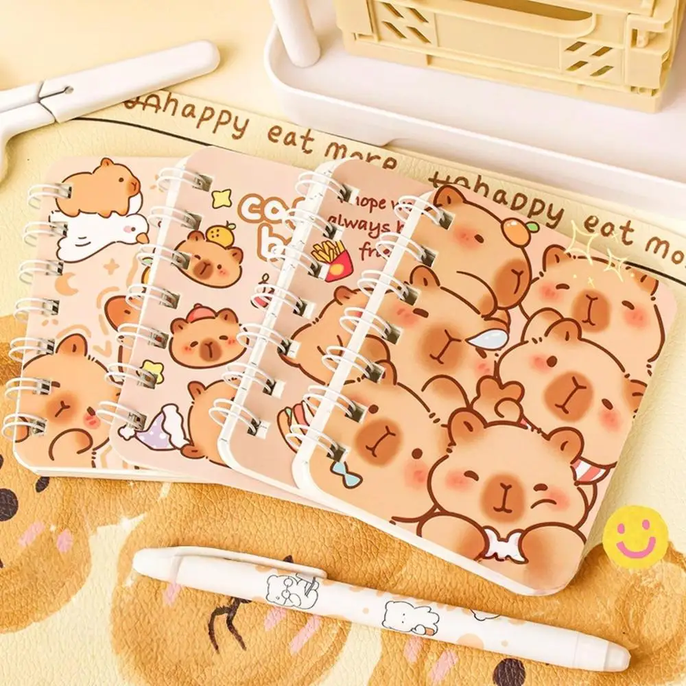 Kawaii Coil Notepad Mini Notebook portatile piccolo blocco note per note quotidiane cancelleria per bambini regalo materiale scolastico accessori per ufficio