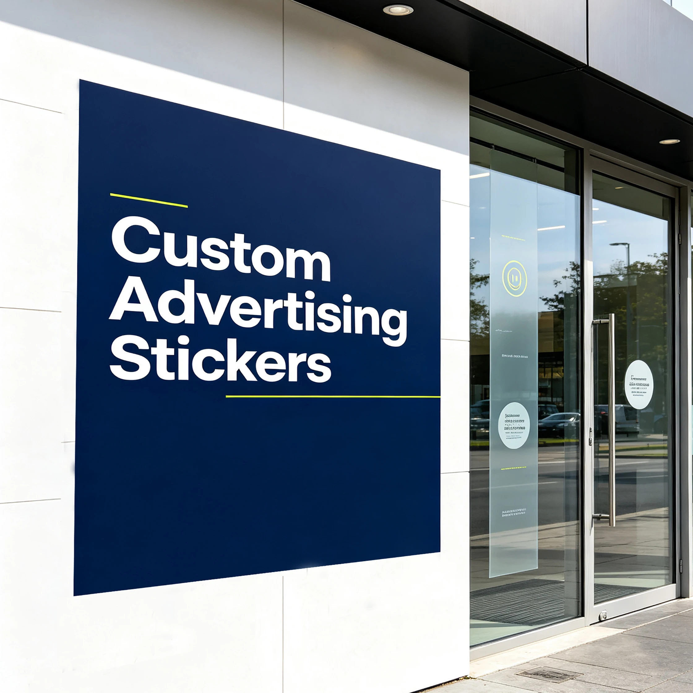 Any Size 100cm Custom Sticker Supermarket Bookstore School Hotel Party Bakery Discount Promotion Business Advertising Activitie