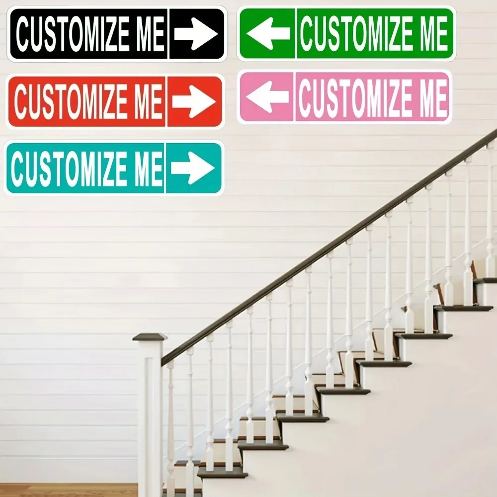 2D Flat 1pc Personalized Arrow Plaque Vintage Funny Home Bar Bedroom Wall Decor Gift