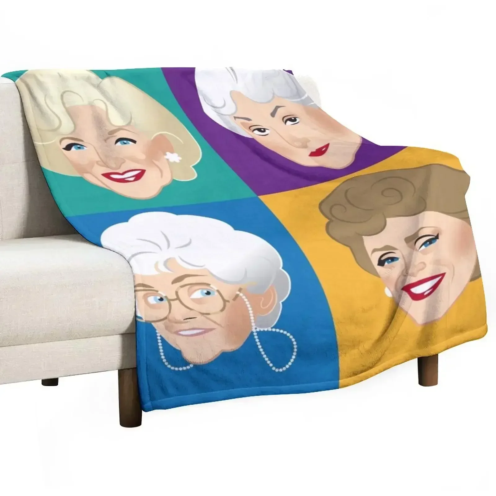 Pals & Confidants Throw Blanket Retros Warm manga Polar christmas gifts Hair Blankets