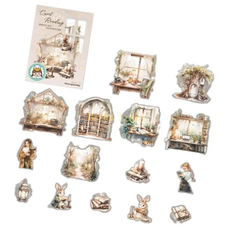 15 قطعة ملصق ملصق ملصق ملصق مقاوم للماء من أجل قصاصات أفضل بيع