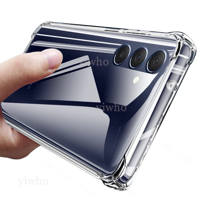 Luxury Clear Soft Silicone Case For Samsung M54 Shockproof Transparent For Galaxy M54 5G M 54 6.7