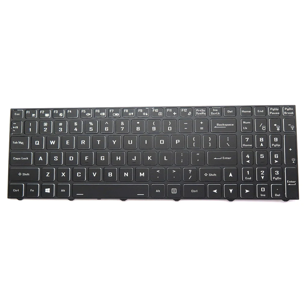 English US Laptop Keyboard For Prostar N150CU N150ZU N151CU N151ZU N152CU N152ZU Black With Backlit New