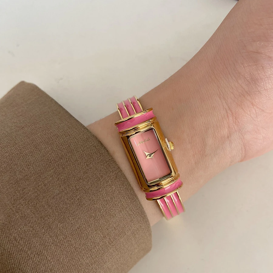 

Fashion Personality Temperament Long dial quartz watch For women girl Bracelet watch Jewelry accessories