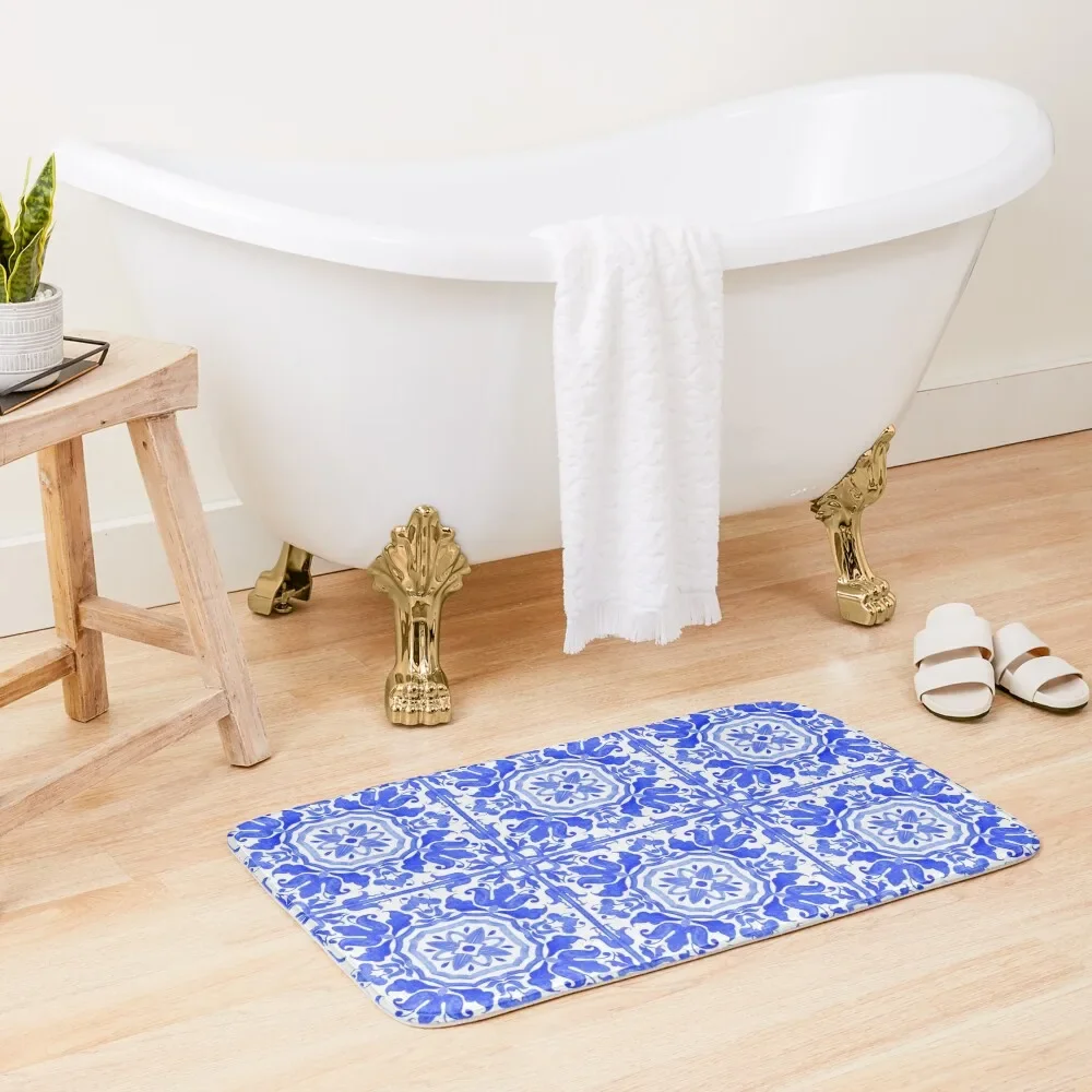 

Portuguese azulejo tiles. Bath Mat Bathroom Supplies Carpet For Shower Mat