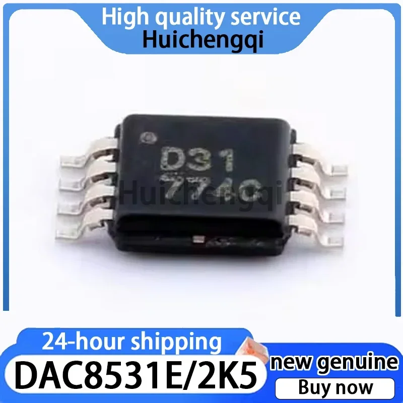 1PCS DAC8531E/2K5 DAC8531E Silk Screen D31 Package VSSOP8 Brand New Original DAC Digital To Analog Converter