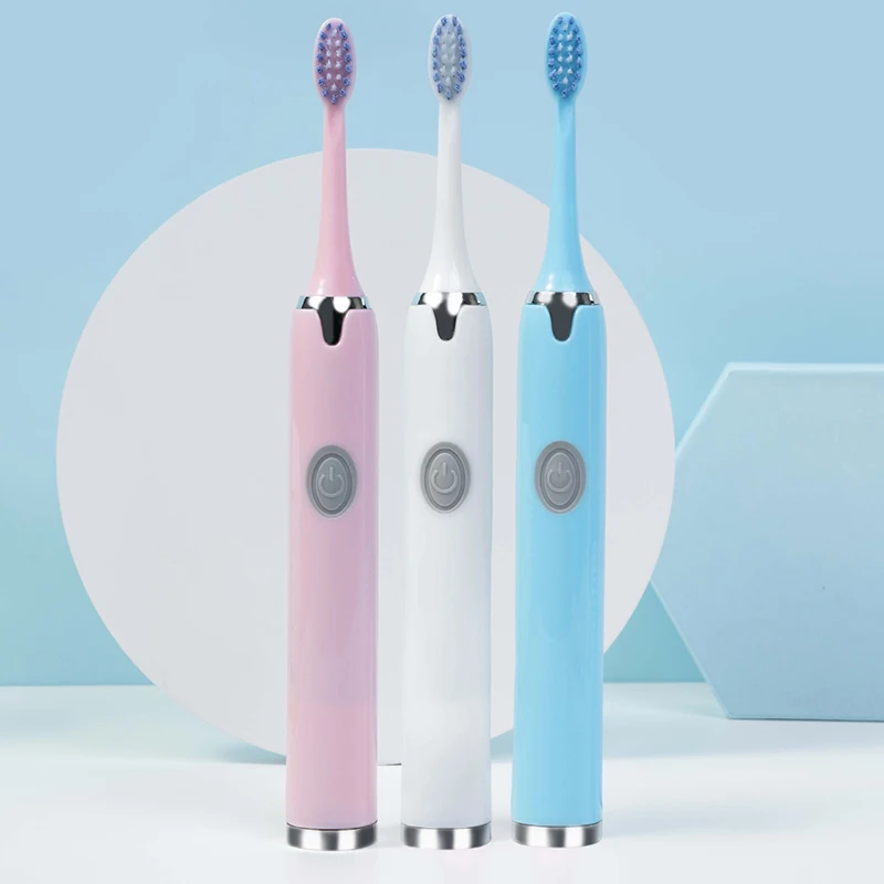1 Pcs Electric Toothbrush High Frequency Cleaning Toothbrush Waterproof USB Charging Battery Endurance Electric Toothbrush