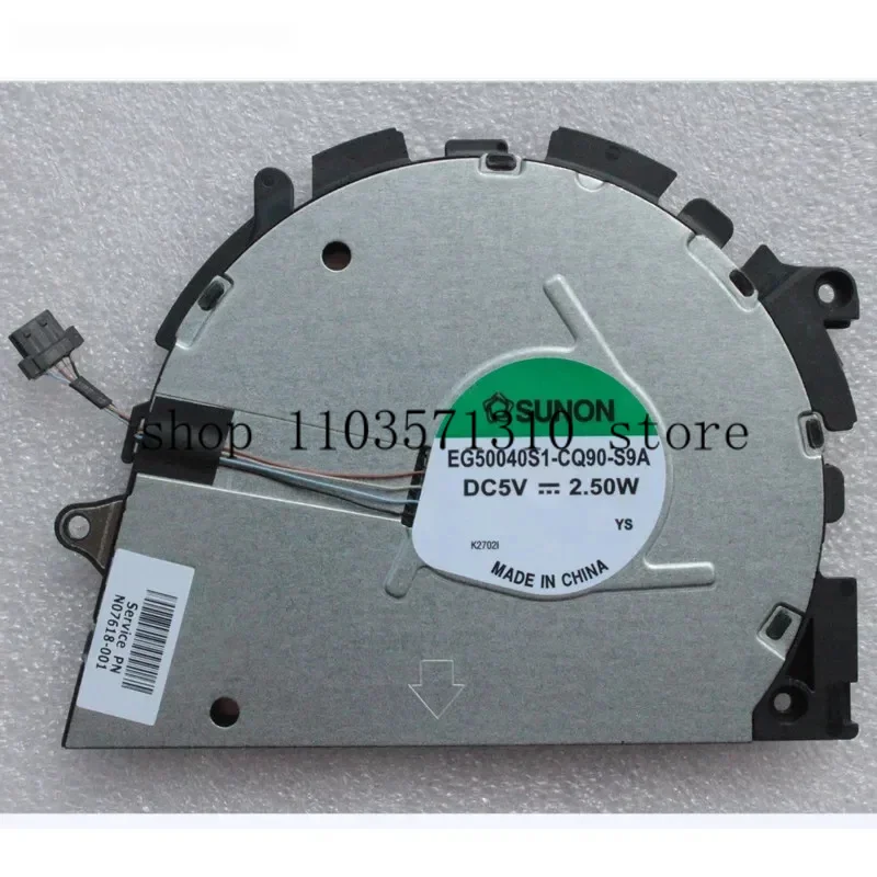 N جديد الأصلي مروحة تبريد الكمبيوتر المحمول وحدة المعالجة المركزية ل HP ProBook 450 G9 455 G9 Uma HSN-Q32/33c-4/5 Sunon EG50040S1-CQ90-S9A X8S-AL