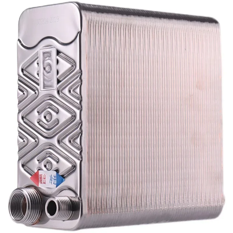 Heat exchanger for water heating radiators and instant heating floor heat exchangers