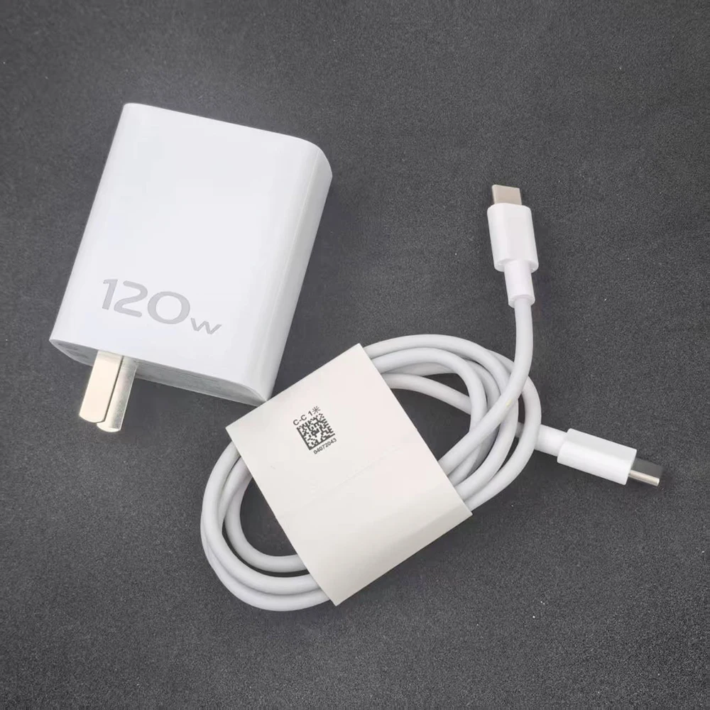 120W PD FlashCharger EU/US Adapter Fast Charging Dual Type C Cable For Vivo X100 X200 X300 Pro iQOO 13 12 11 10 9 Pro Neo 10 9 8