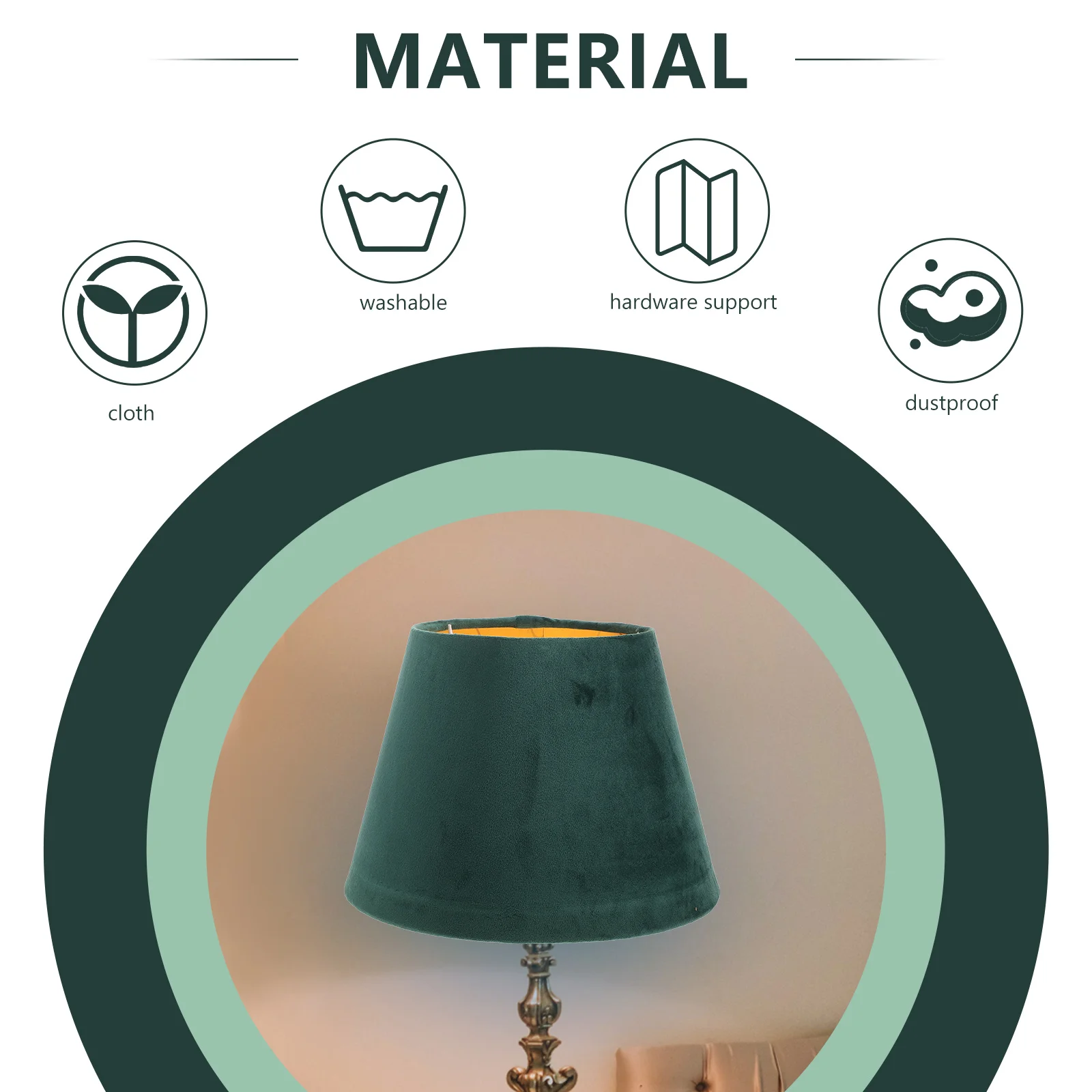 

Lampshade Light Simple Cloth Table Lamp Cover Fabric Table Lamp Cover Bedroom Living Room Warm Mood Housewarming Gift