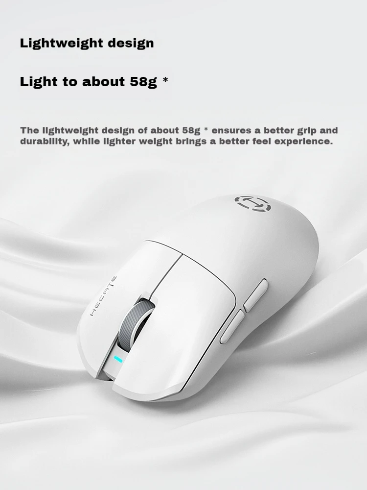 Edifier Hecate G3M Pro Mouse Gaming Nirkabel Tri-mode Yang Ditingkatkan Desain Ergonomis Ringan Paw3395 untuk Aksesori PC Esports