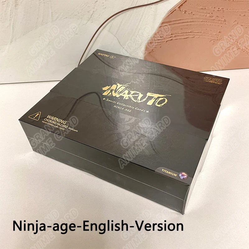 KAYOU Original Naruto T4W8 JIN1 JIN2 SEA Englische Version Globale Version Booster Box Anime TCG Seltene CR Ninja World Sammelkarten