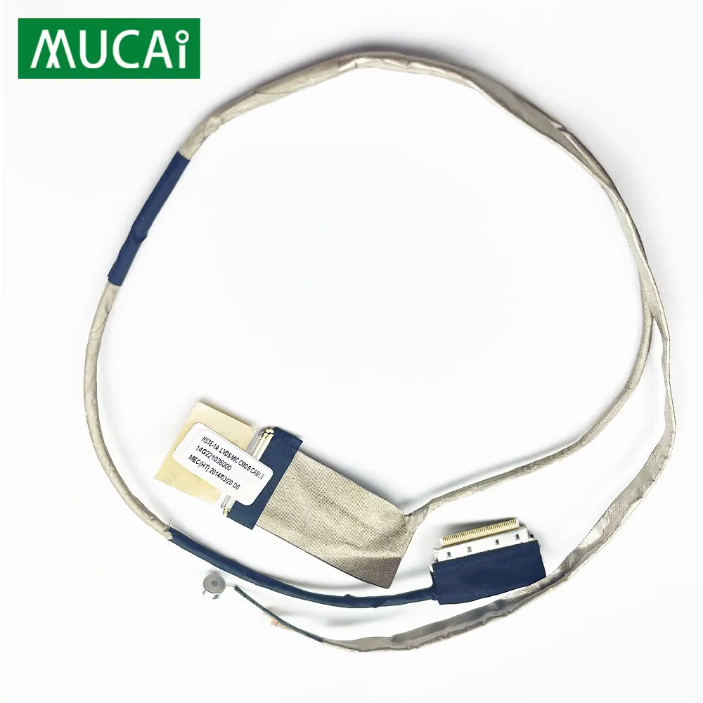 Para ASUS K53 K53E K53S K53SC K53SD K53SV K53SJ A53 A53S A53SD A53SJ A53SV X53S X53SD X53SV X53SJ LCD LED cable Fita de Exibição
