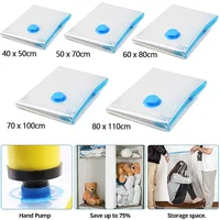 vacuum storage Organizer bags,travel suitcases essentials, wardrobe Clothes compression packaging sealing bag camping equipment - Image 6