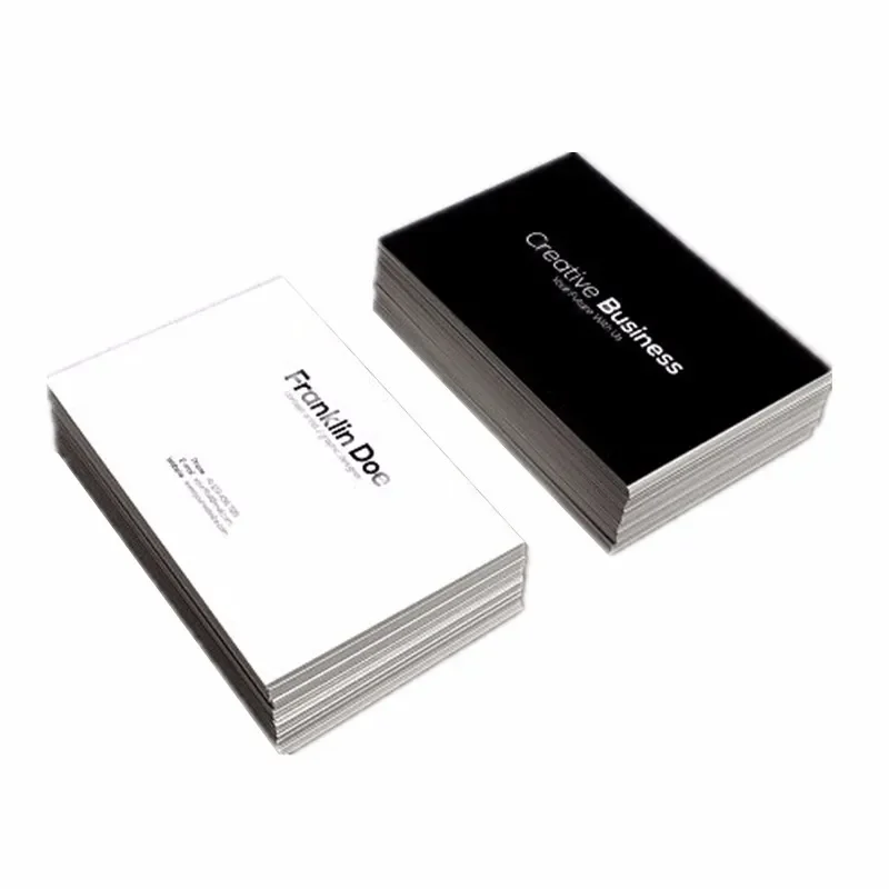 200 pieces (custom)2025 price frosted plastic transparent pvc calling name printing paper custom business card