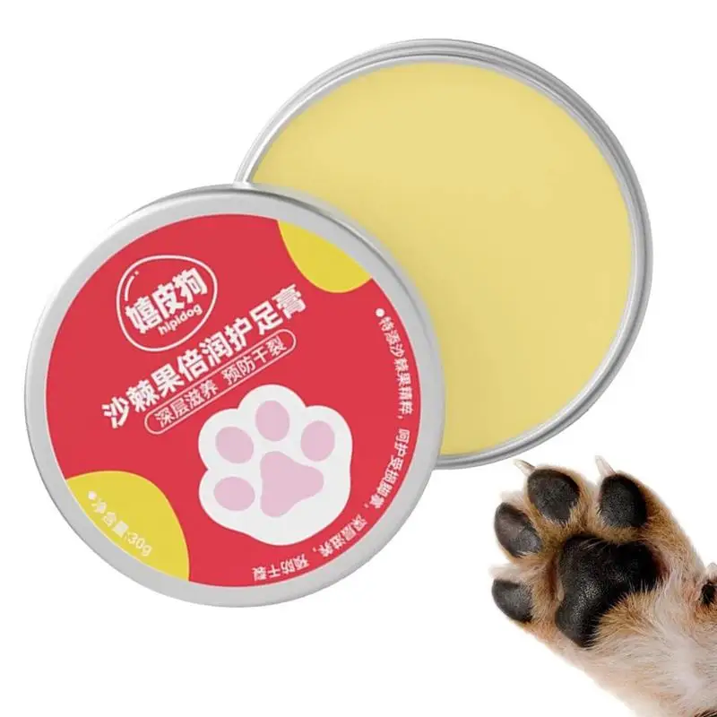 Dog Paw Balm Dog Paw Protection For Hot Pavement 30g Dog Paw Wax For Dry Paws Nose Canine Paw Moisturizer For Cracked Paws